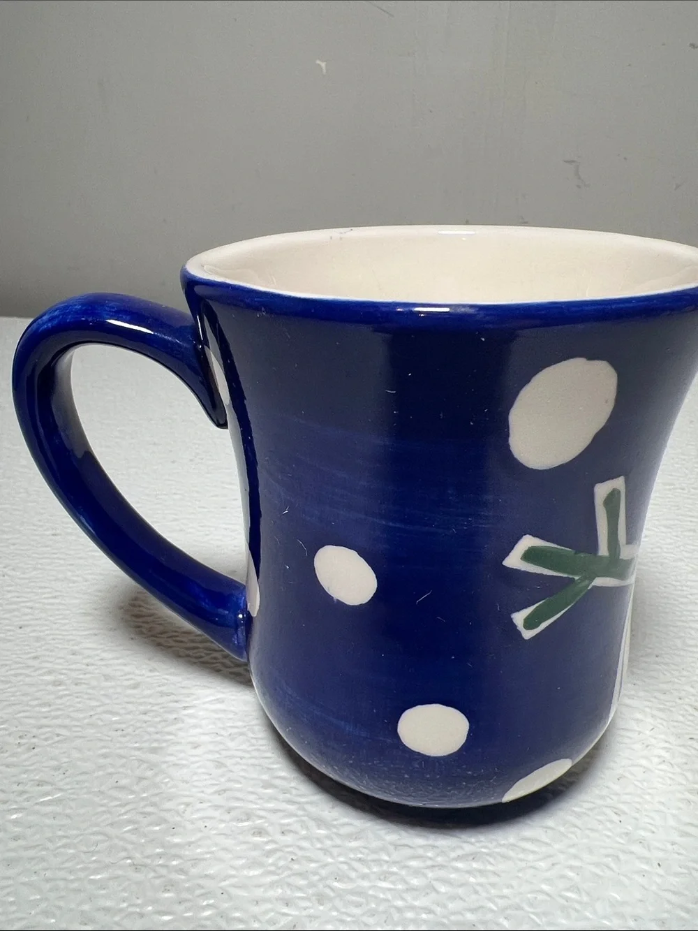 Vintage Gibson Snowtime Snowman Mug with sticker on the bottom
